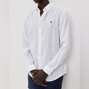 Polo Ralph Lauren 100% Linen Long Sleeve Shirt